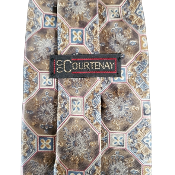 Vintage Courtenay Silk Tie - Picture 4 of 5